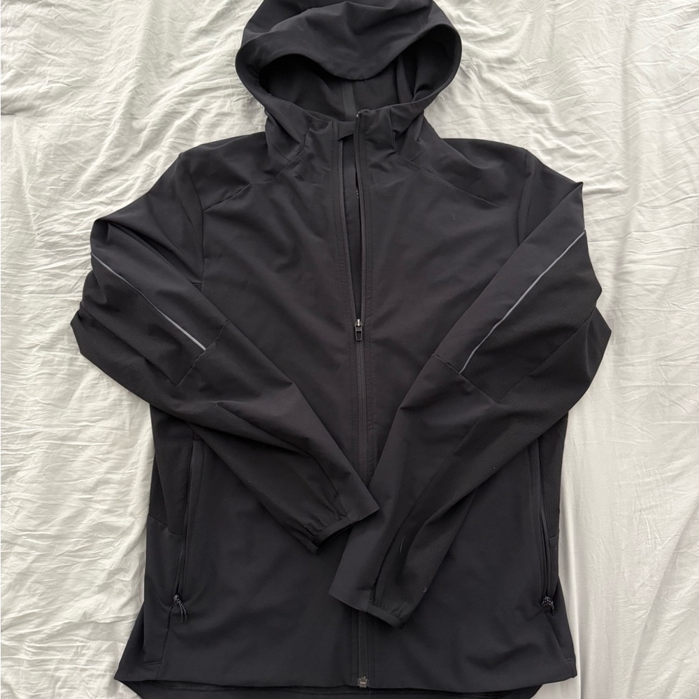 Men's Black Hooded Jacket